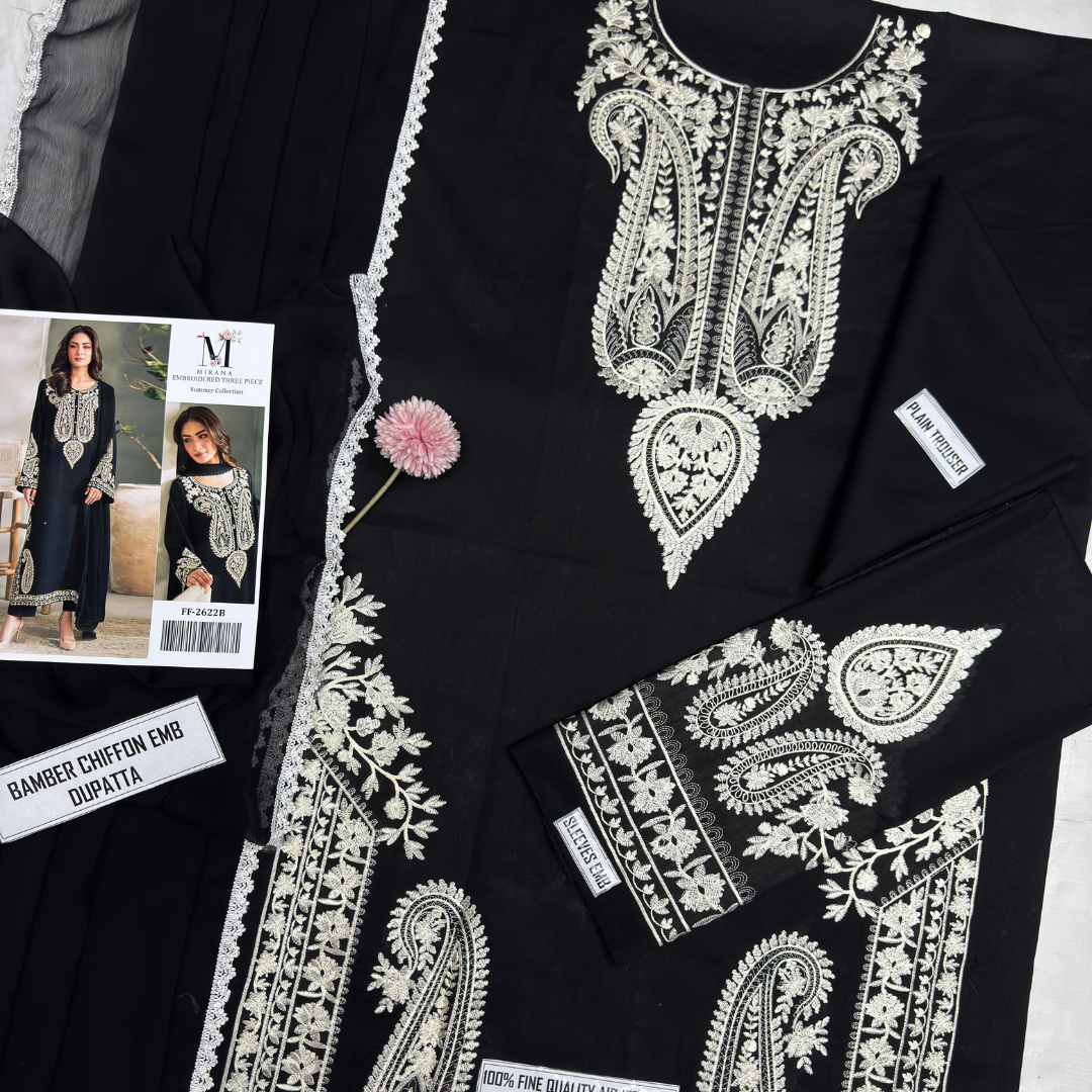 Stuff: Best Quality Pure Airjet lawn 90/70 3pcs