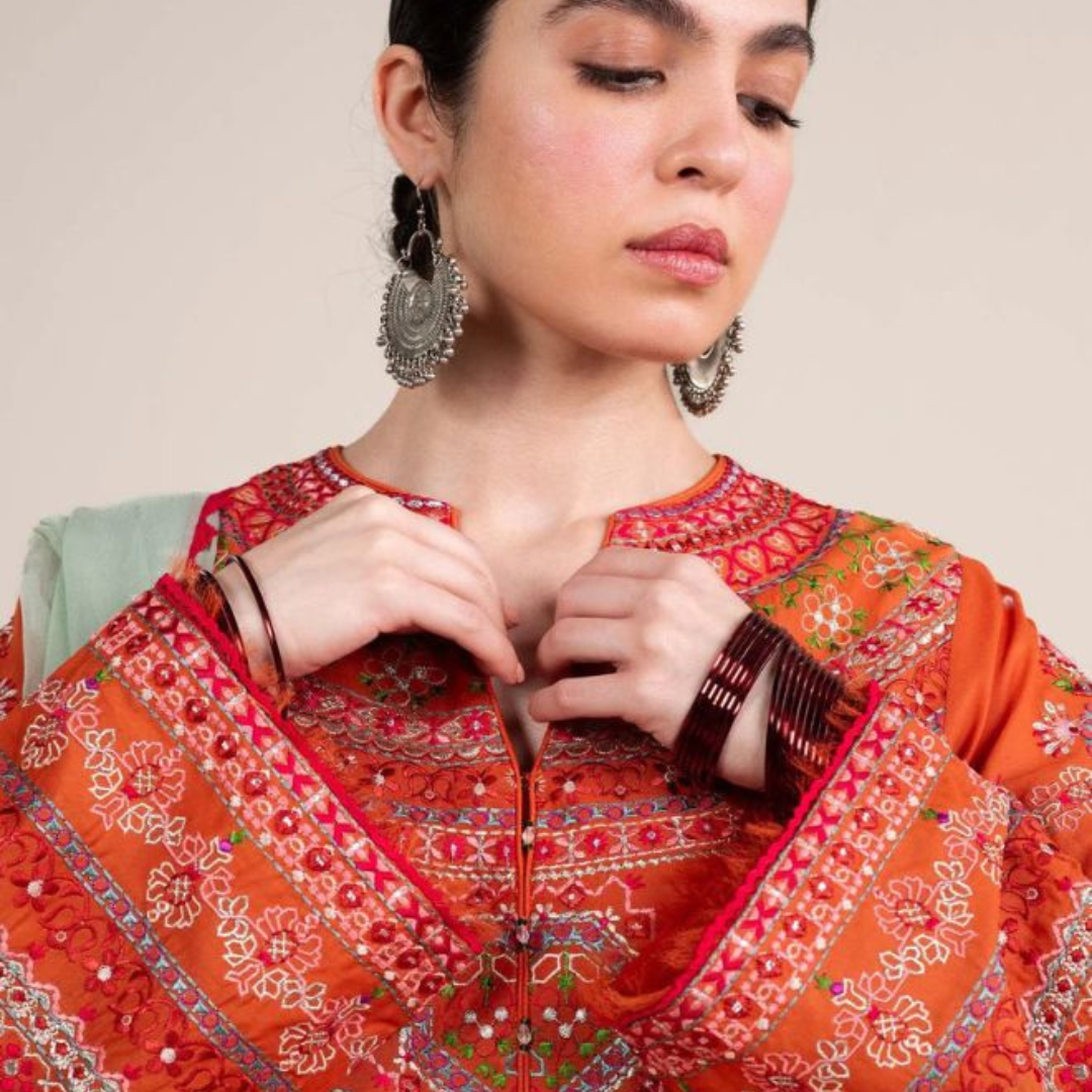 Luxury Embroidered 3-Piece STUFF: Best Export Quality Airjet Lawn (90/70)