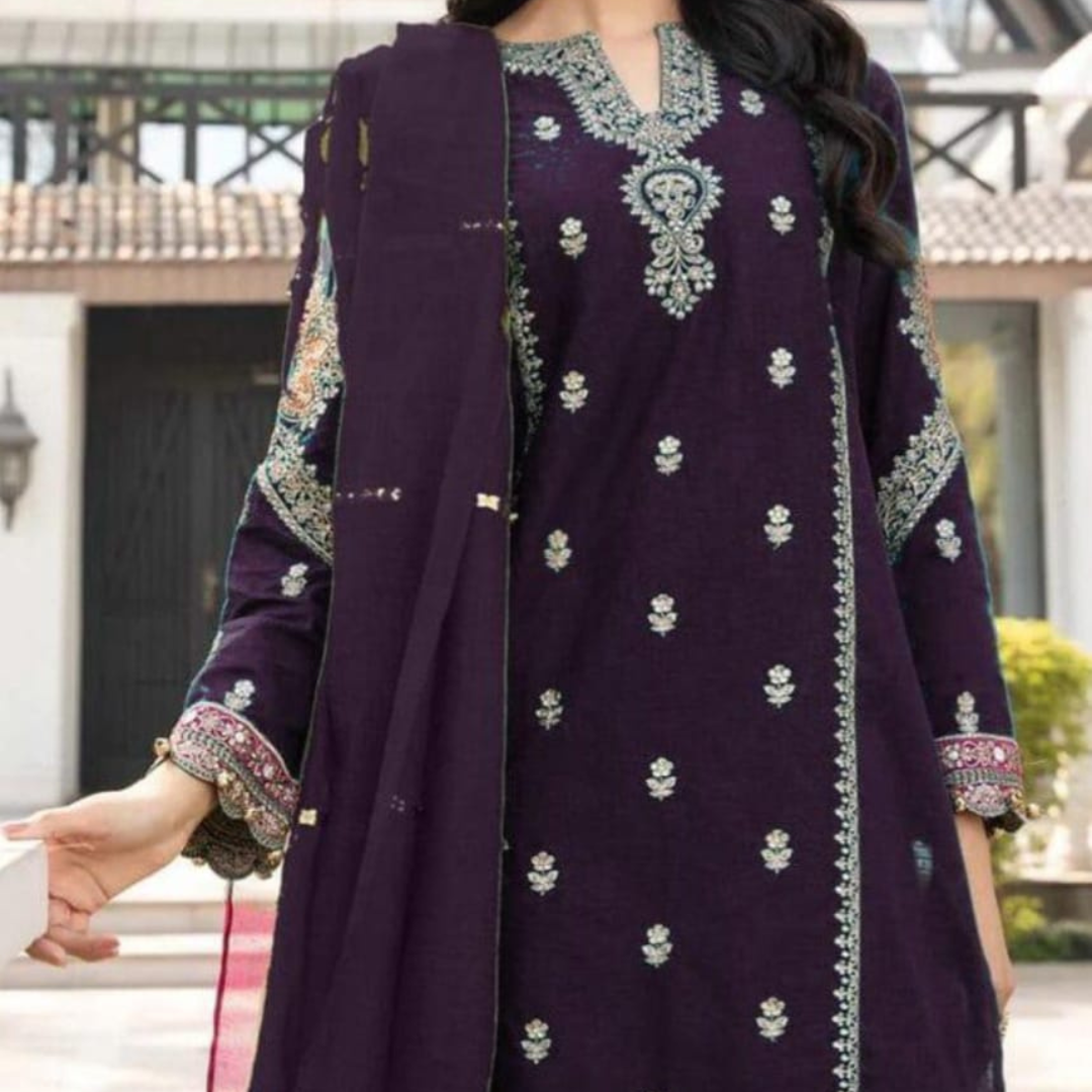 Premium Lawn collection 2026 Embroidered sleeves unstitched