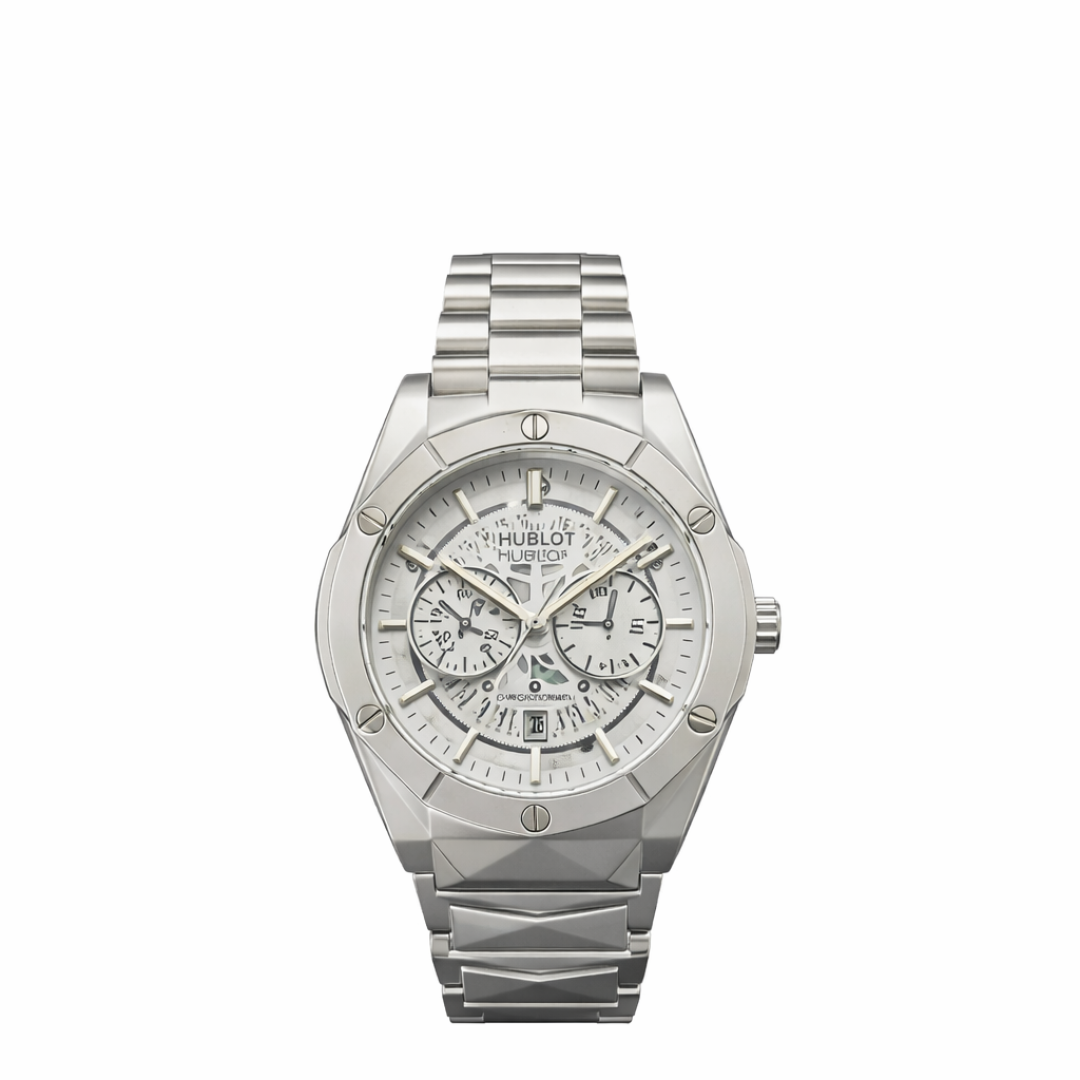 Is Silver Geometric Watch ke saath apne style ko ek naya aur modern look dein.