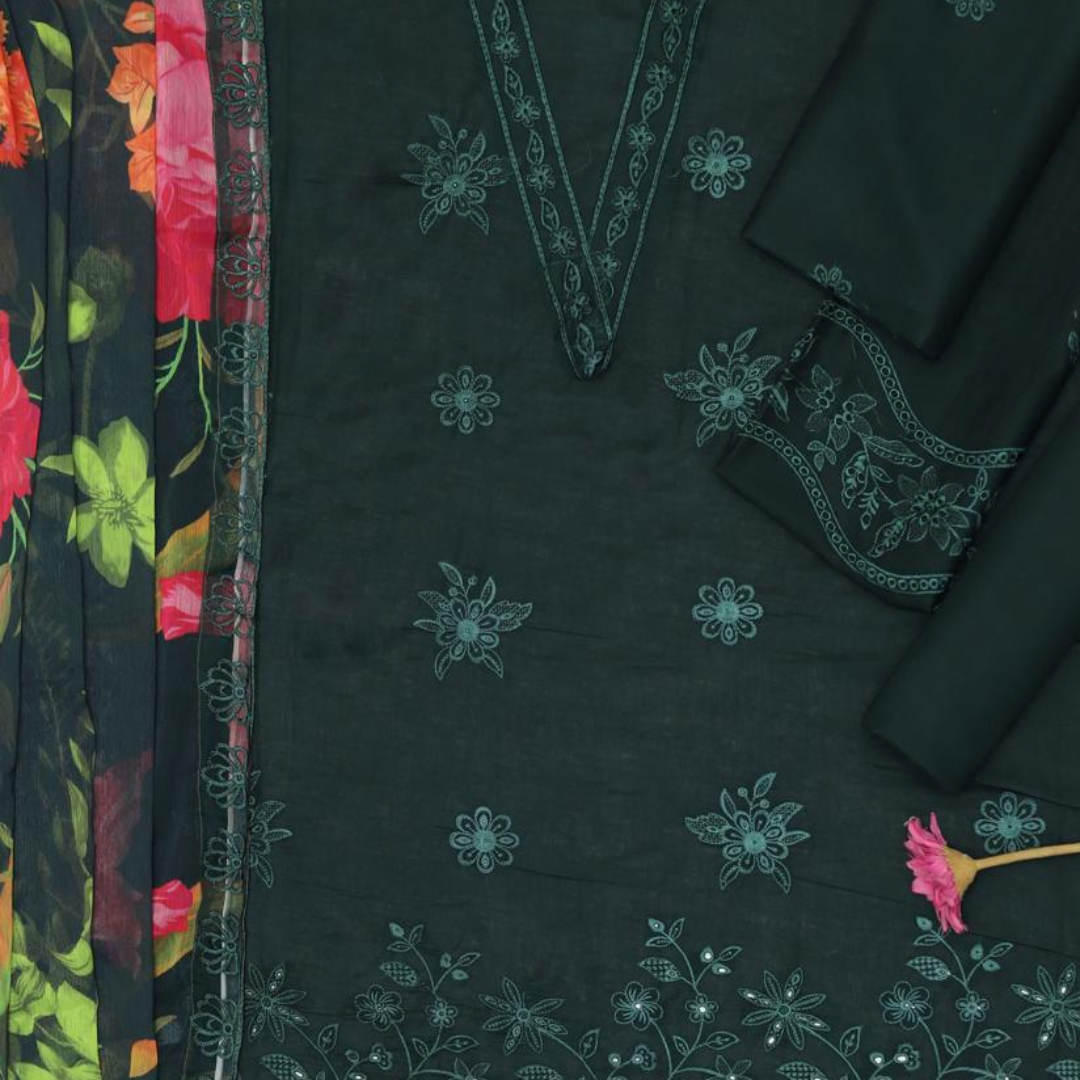 SUMMER FABRIC Lawn Cotton 3pc suit unstitching