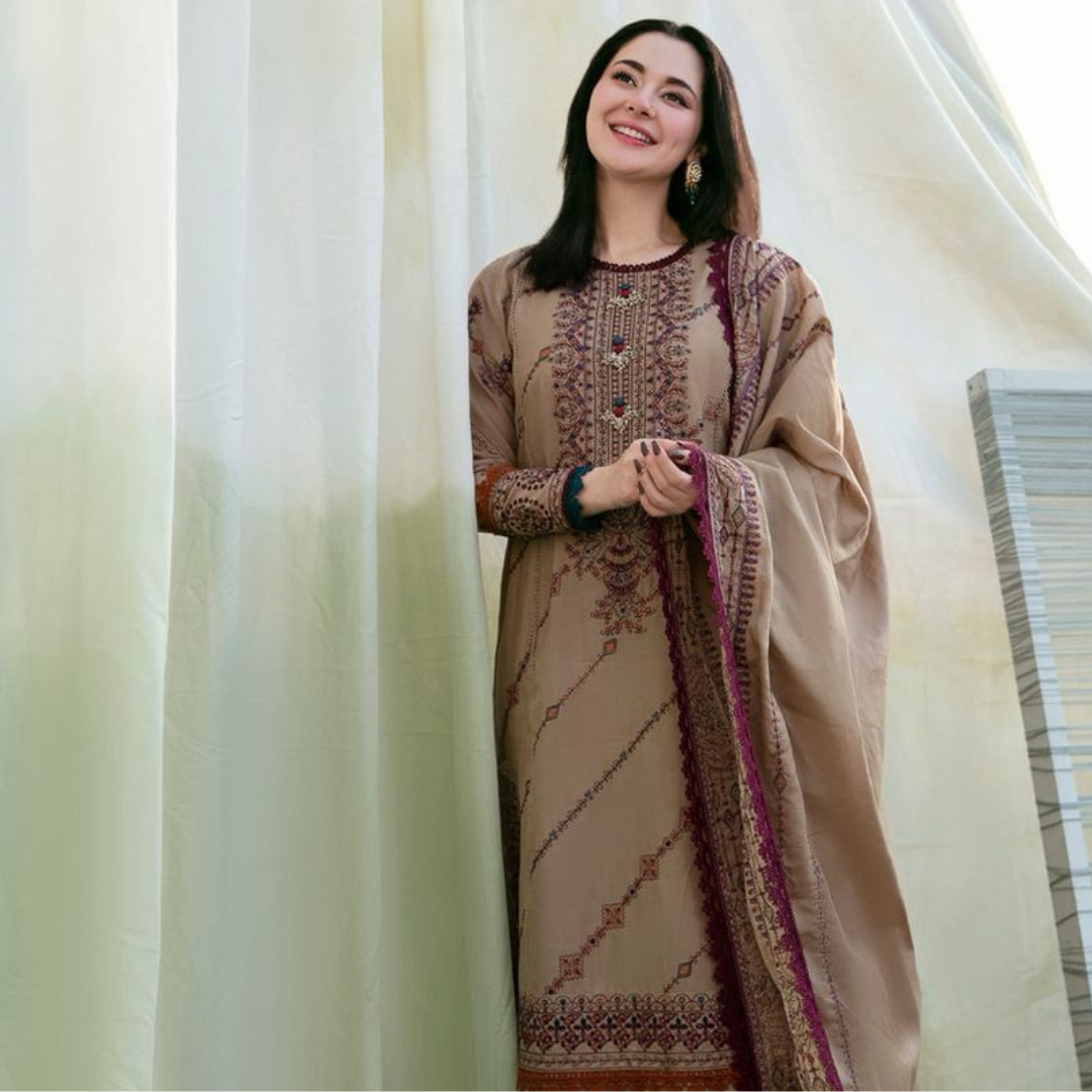 LAWN WITH DIGITAL PRINT VOIL DOBBY DUPATTA 3pcs unstiching