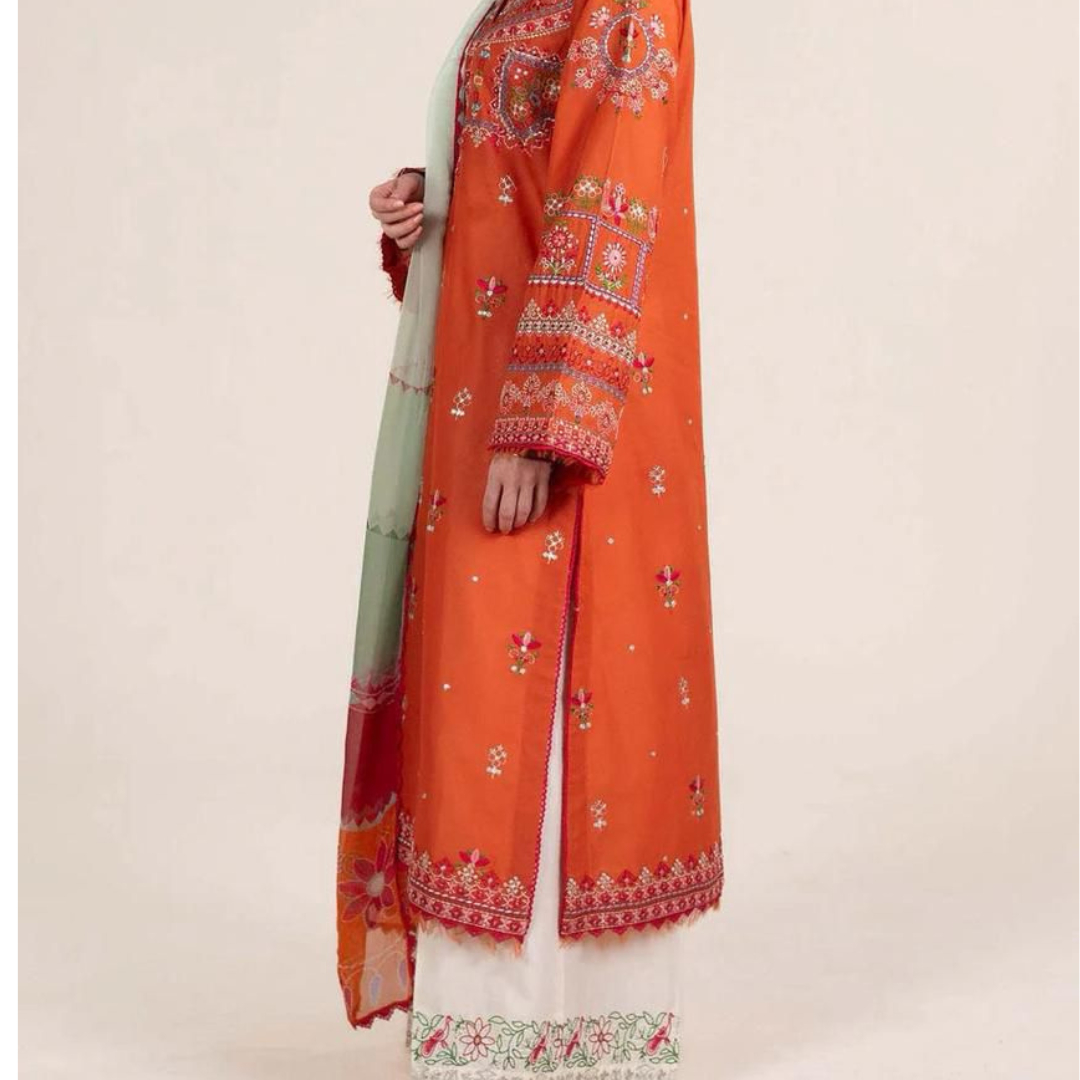 Luxury Embroidered 3-Piece STUFF: Best Export Quality Airjet Lawn (90/70)