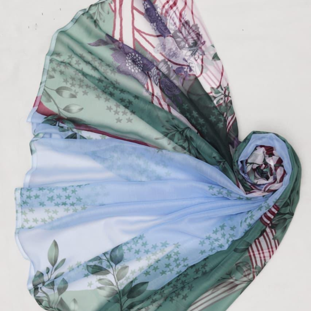LAWN Fabric 3Pc unstitching Front Lawn Emb Printed summer collection
