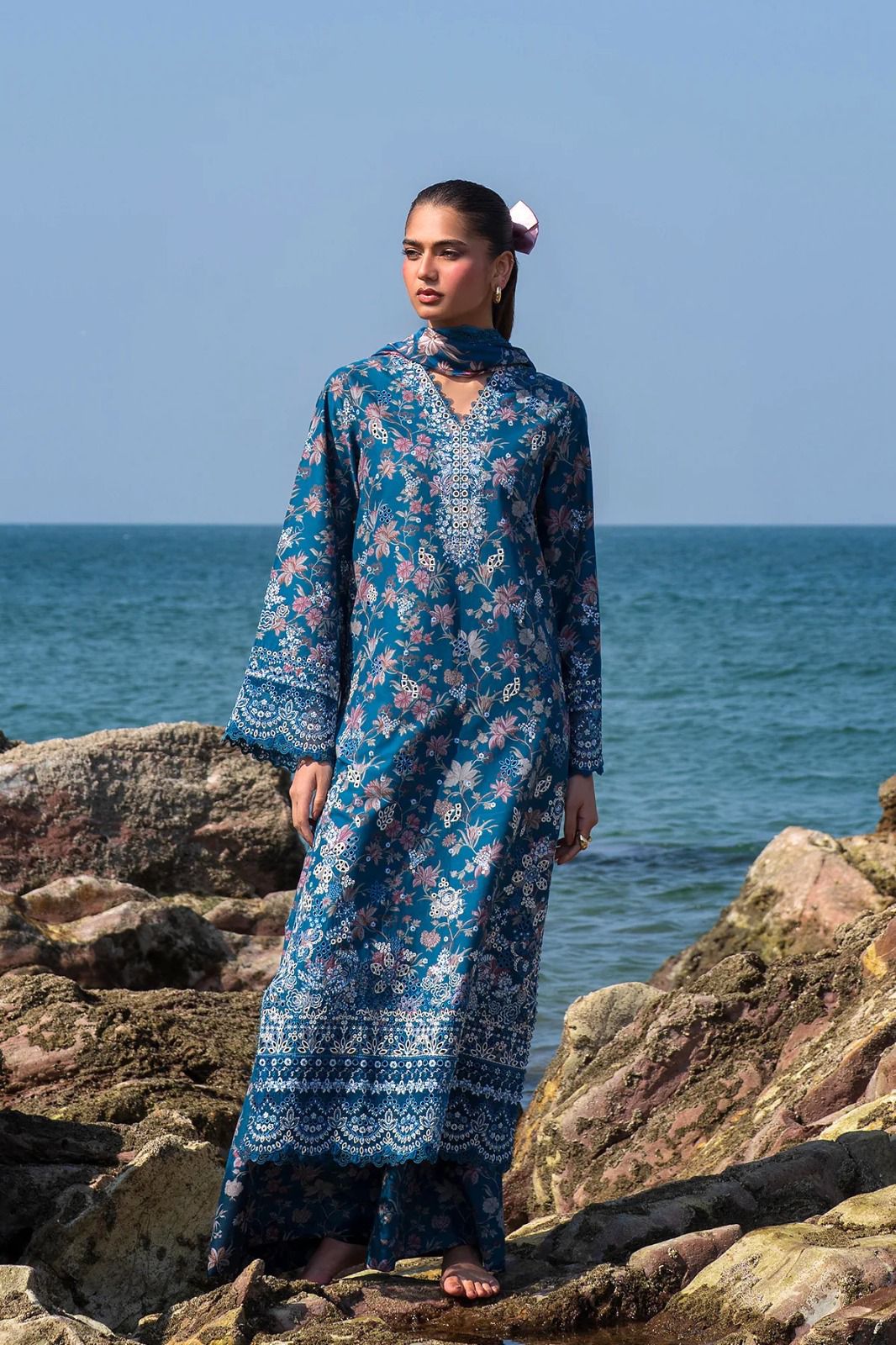 SUMMER COLLECTION 2026  LAWN Fabric 3Pc unstitching