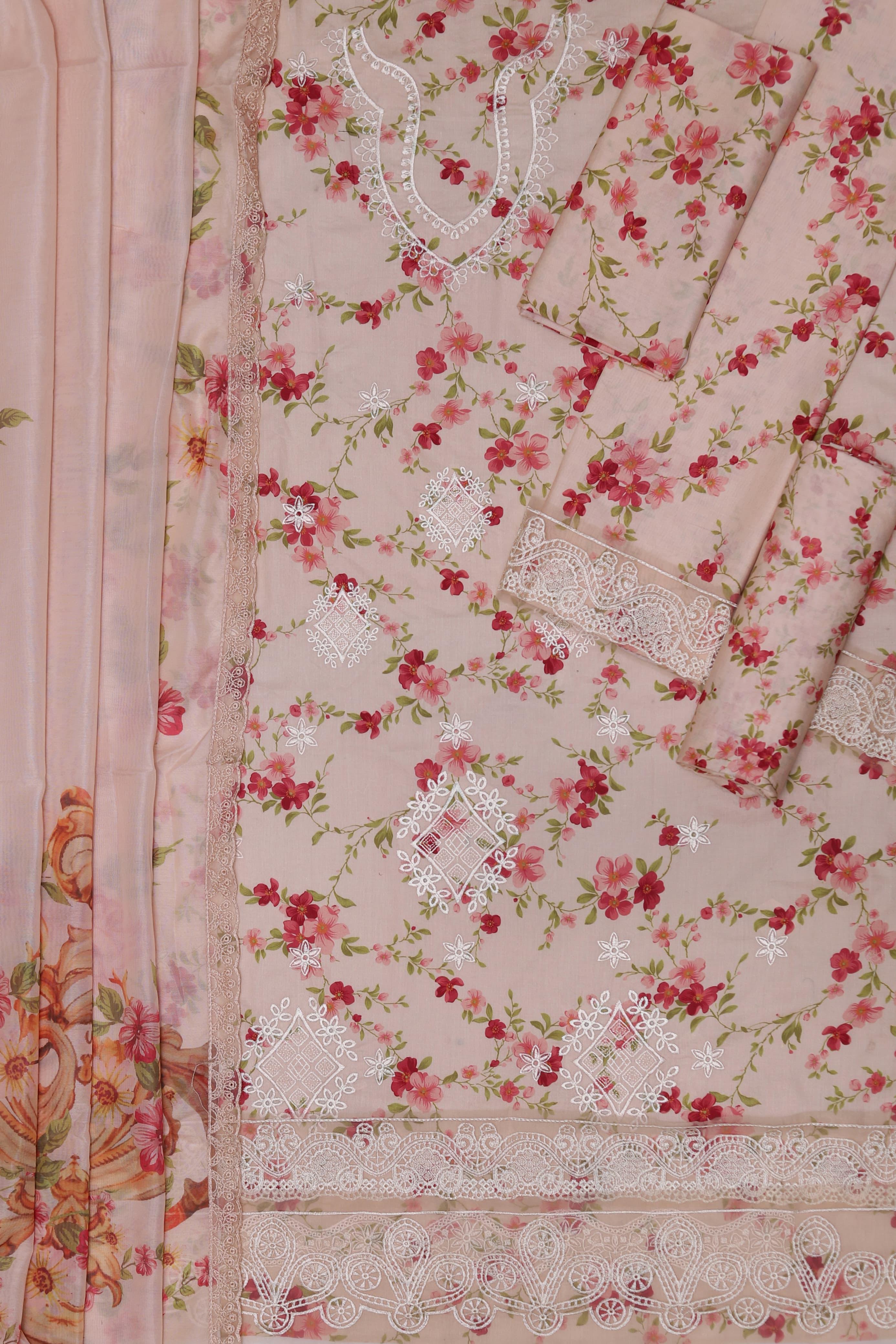 SUMMER COLLECTION 2026  LAWN Fabric 3Pc unstitching