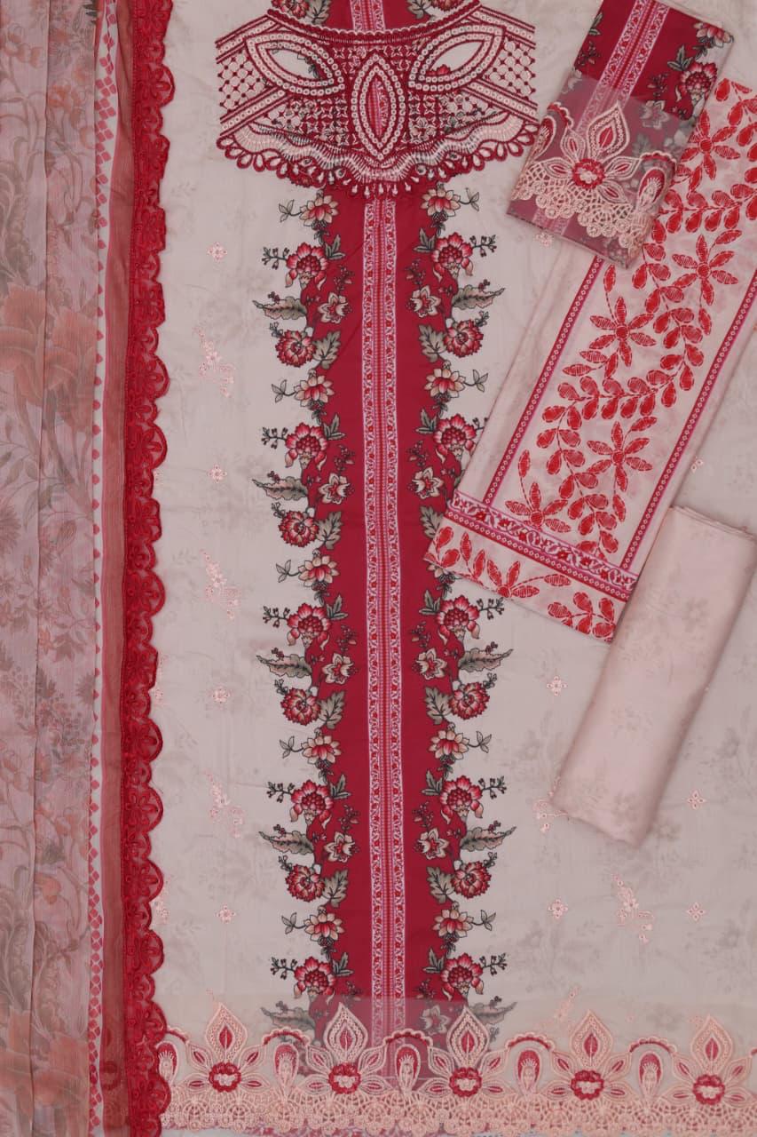 SUMMER COLLECTION 2026  LAWN Fabric 3Pc unstitching