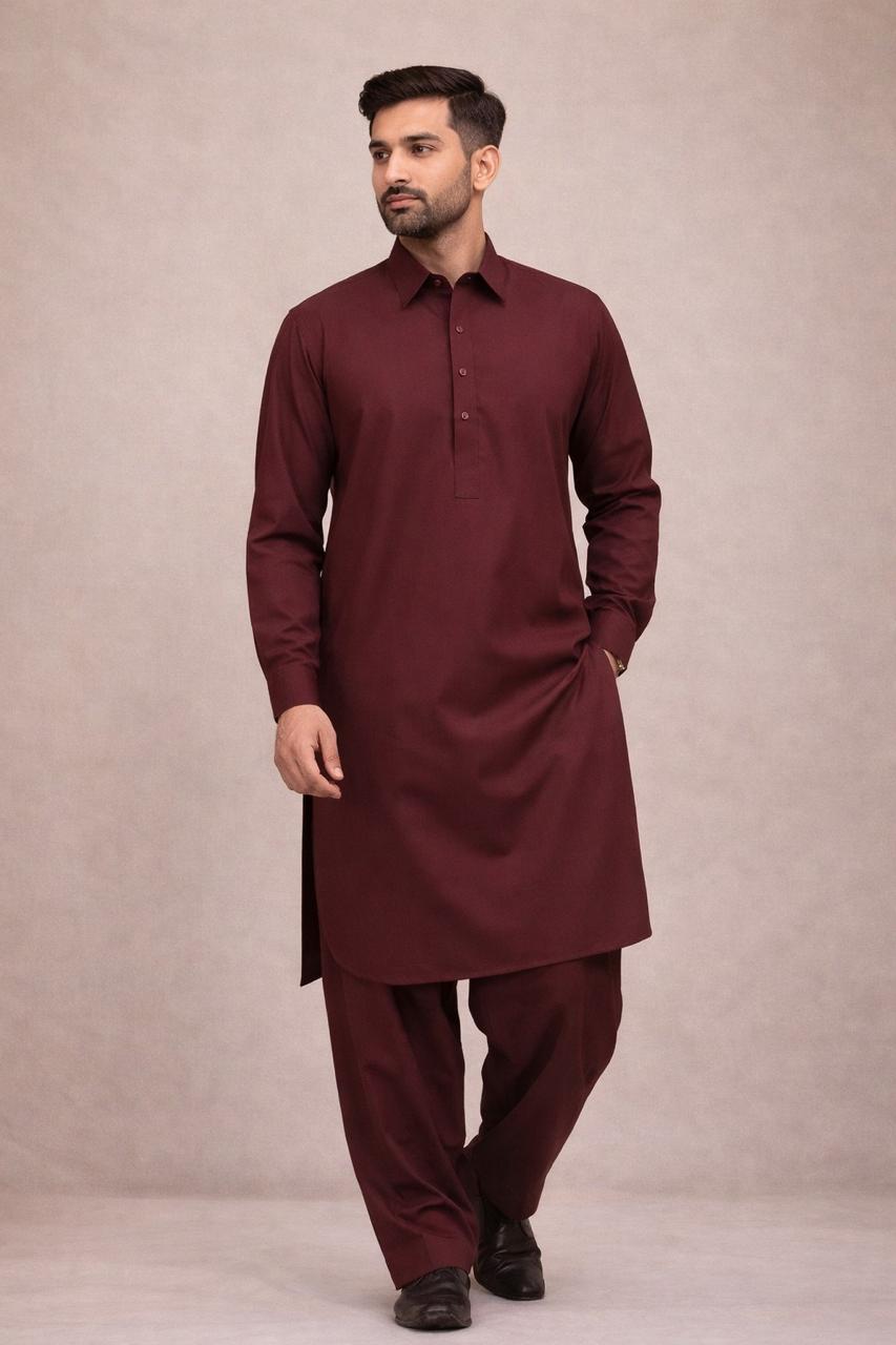 Maroon - Wash & Wear